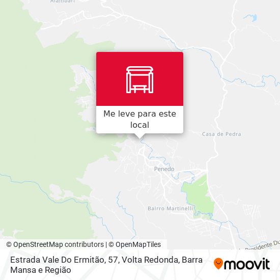 Estrada Vale Do Ermitão, 57 mapa
