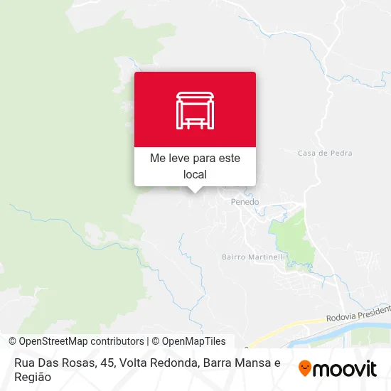 Rua Das Rosas, 45 mapa