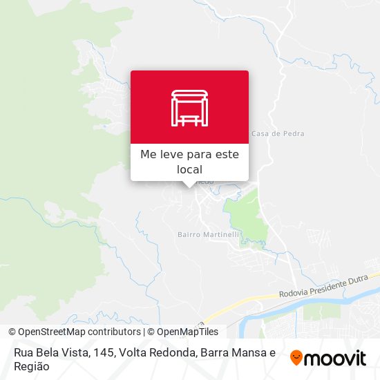 Rua Bela Vista, 145 mapa