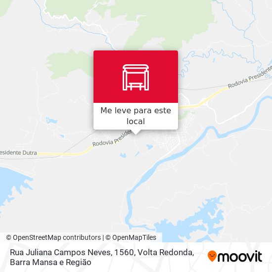 Rua Juliana Campos Neves, 1560 mapa