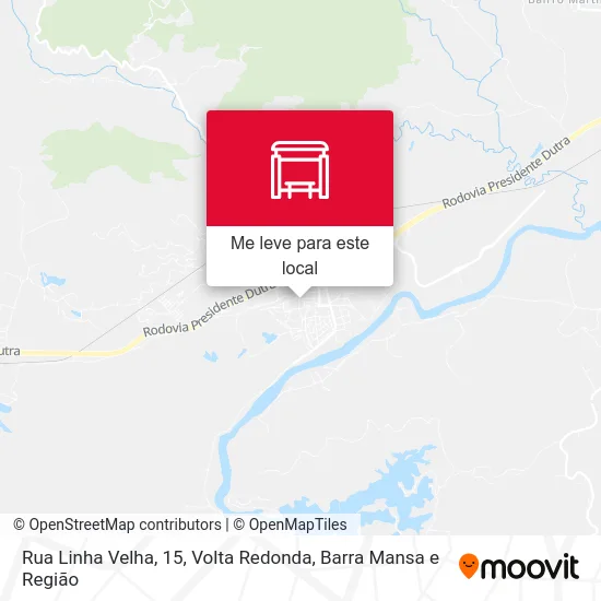 Rua Linha Velha, 15 mapa