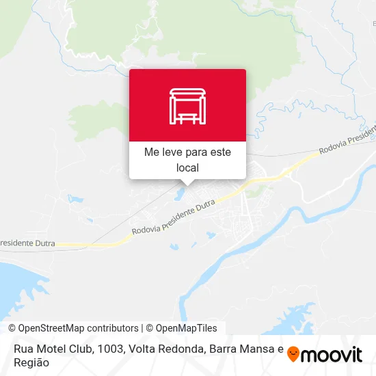 Rua Motel Club, 1003 mapa