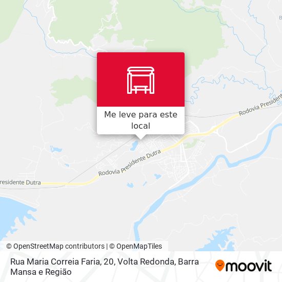 Rua Maria Correia Faria, 20 mapa