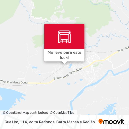Rua Um, 114 mapa