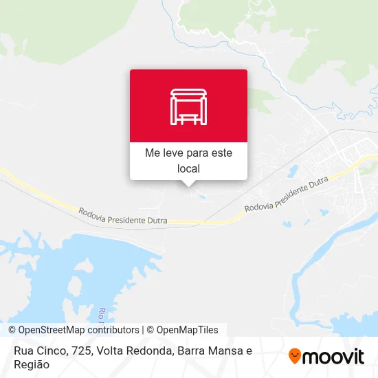 Rua Cinco, 725 mapa