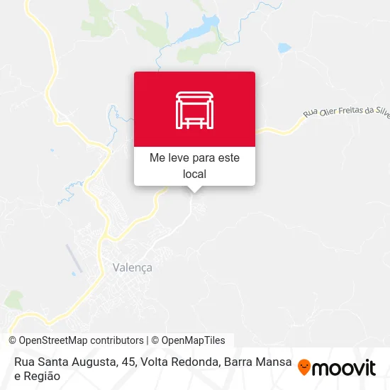 Rua Santa Augusta, 45 mapa