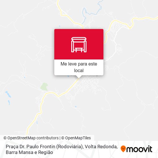 Praça Dr. Paulo Frontin (Rodoviária) mapa