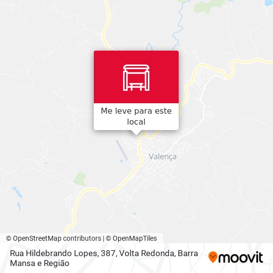 Rua Hildebrando Lopes, 387 mapa