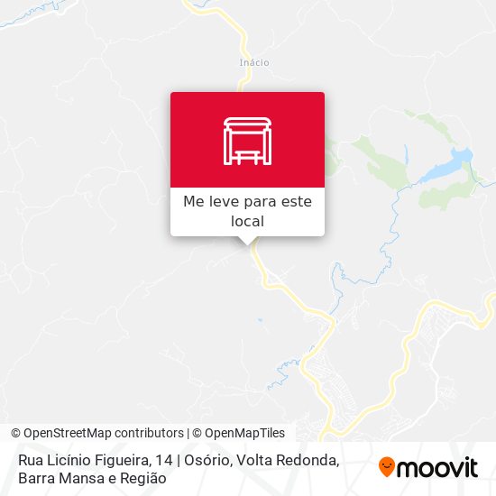 Rua Licínio Figueira, 14 | Osório mapa