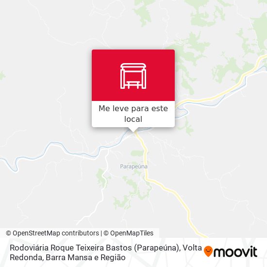 Rodoviária Roque Teixeira Bastos (Parapeúna) mapa