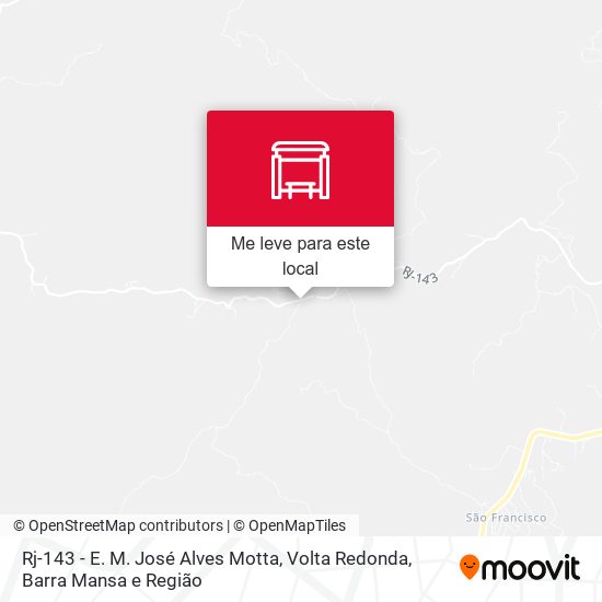 Rj-143 - E. M. José Alves Motta mapa