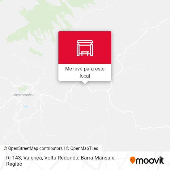 Rj-143, Valença mapa