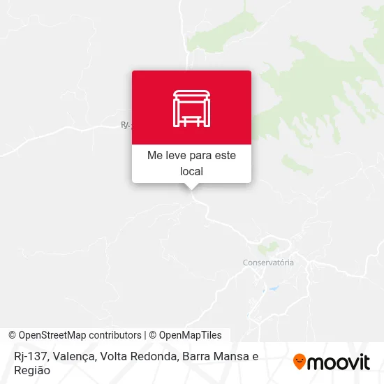 Rj-137, Valença mapa