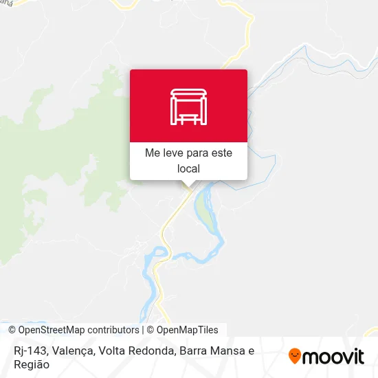 Rj-143, Valença mapa