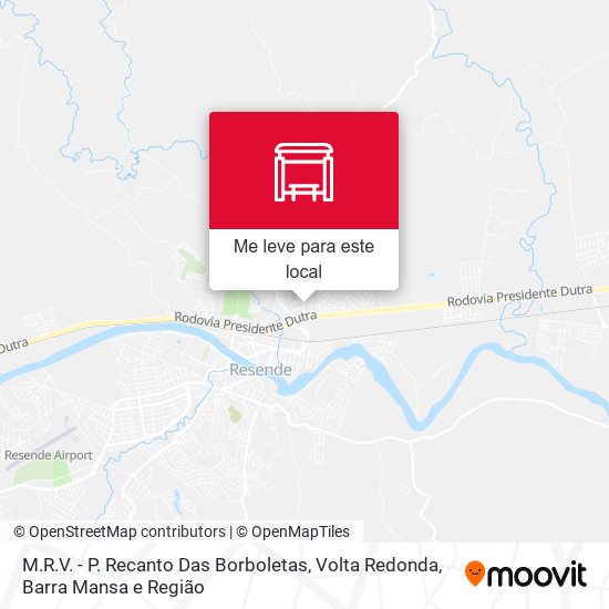 M.R.V. - P. Recanto Das Borboletas mapa