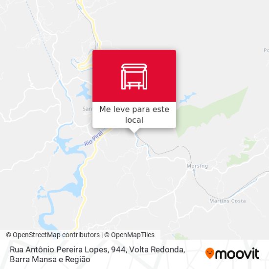 Rua Antônio Pereira Lopes, 944 mapa