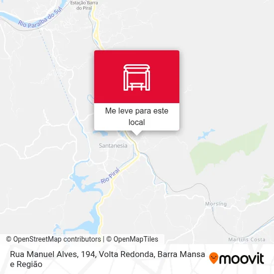 Rua Manuel Alves, 194 mapa