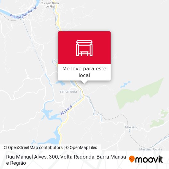 Rua Manuel Alves, 300 mapa
