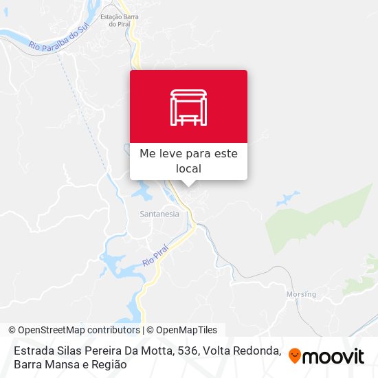 Estrada Silas Pereira Da Motta, 536 mapa