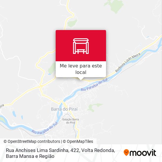 Rua Anchises Lima Sardinha, 422 mapa