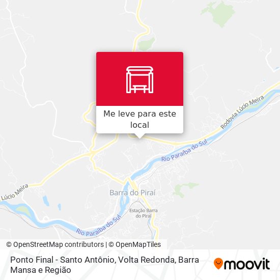 Ponto Final - Santo Antônio mapa