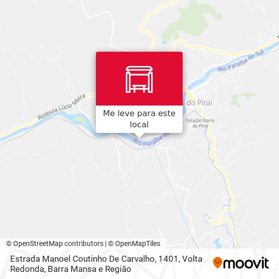 Estrada Manoel Coutinho De Carvalho, 1401 mapa