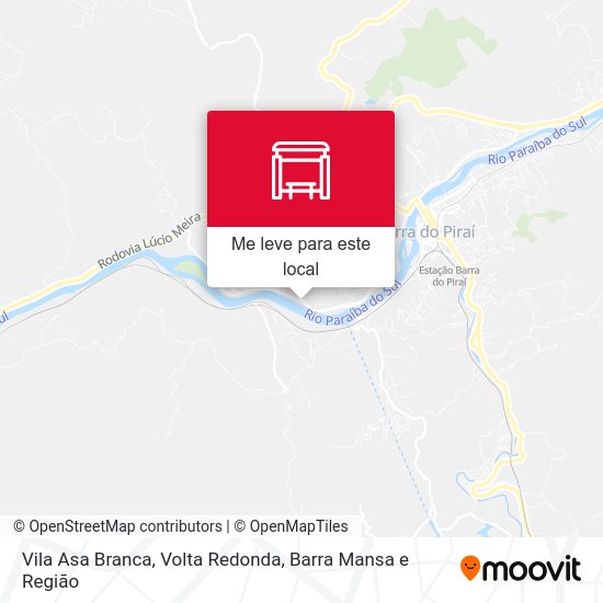 Vila Asa Branca mapa