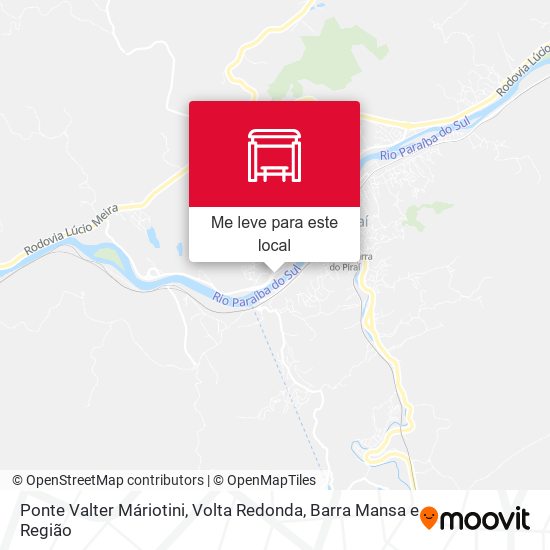 Ponte Valter Máriotini mapa