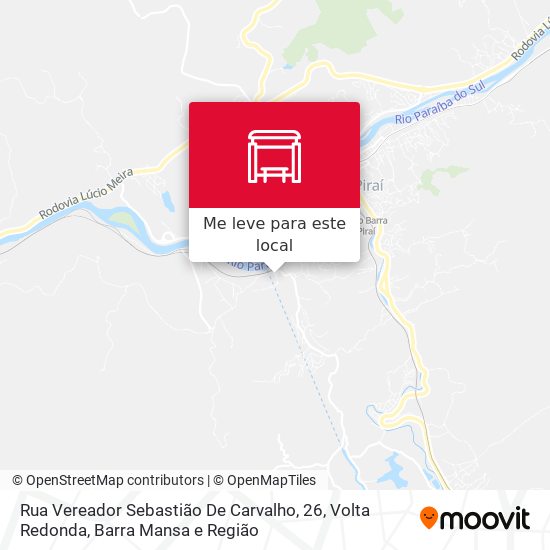 Rua Vereador Sebastião De Carvalho, 26 mapa
