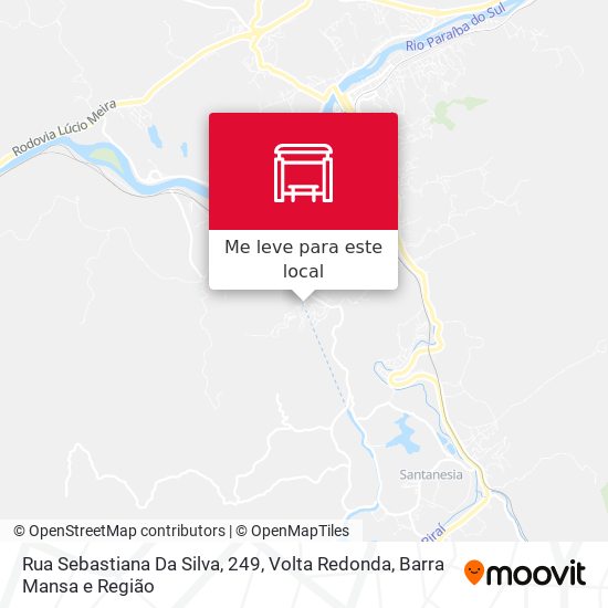 Rua Sebastiana Da Silva, 249 mapa