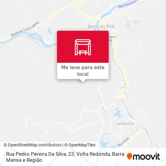 Rua Pedro Pereira Da Silva, 23 mapa