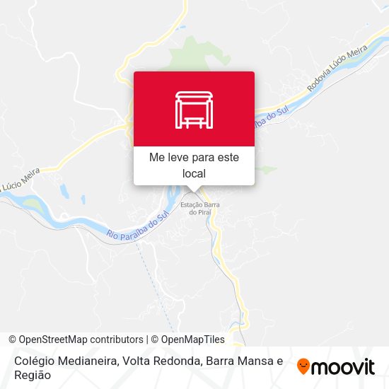 Colégio Medianeira mapa
