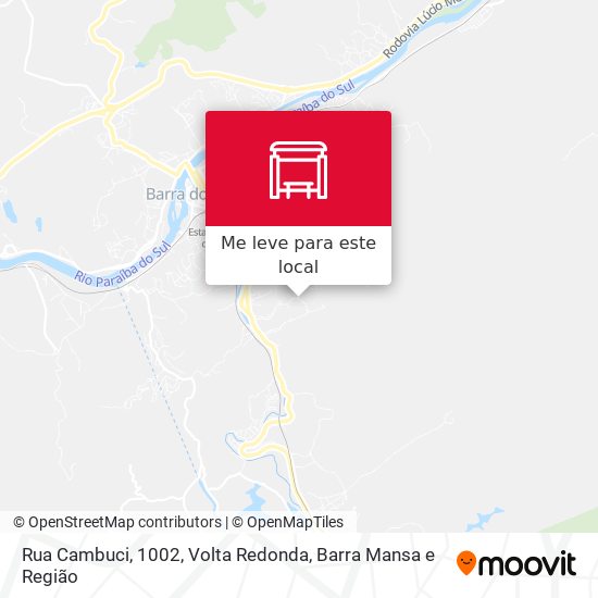 Rua Cambuci, 1002 mapa