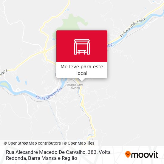 Rua Alexandre Macedo De Carvalho, 383 mapa