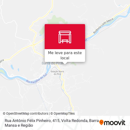 Rua Antônio Félix Pinheiro, 415 mapa