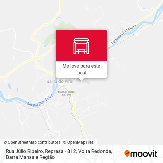 Rua Júlio Ribeiro, Represa - 812 mapa