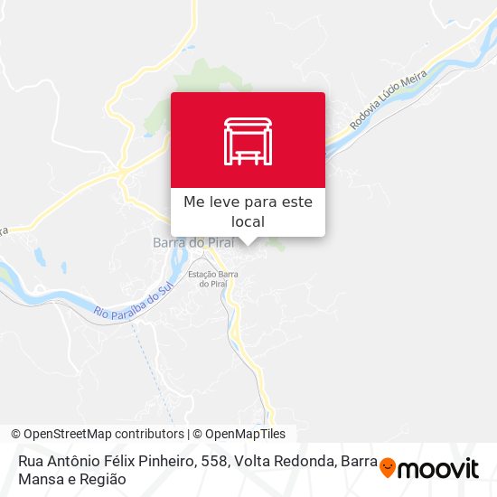 Rua Antônio Félix Pinheiro, 558 mapa
