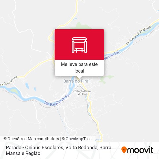 Parada - Ônibus Escolares mapa