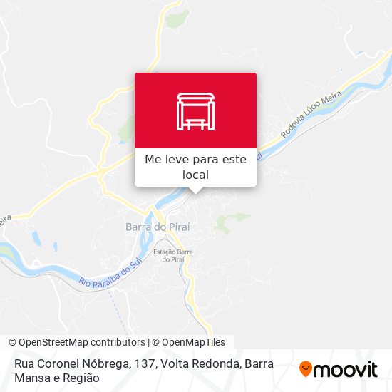 Rua Coronel Nóbrega, 137 mapa