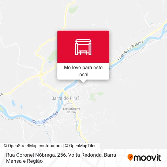 Rua Coronel Nóbrega, 256 mapa