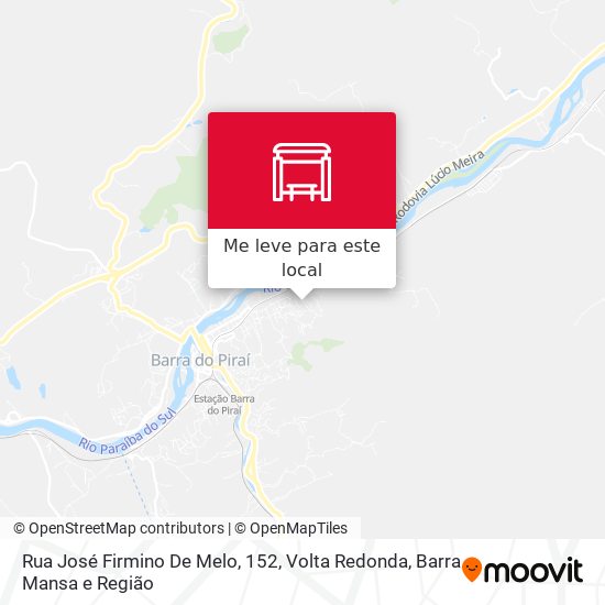 Rua José Firmino De Melo, 152 mapa