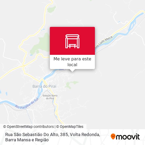 Rua São Sebastião Do Alto, 385 mapa