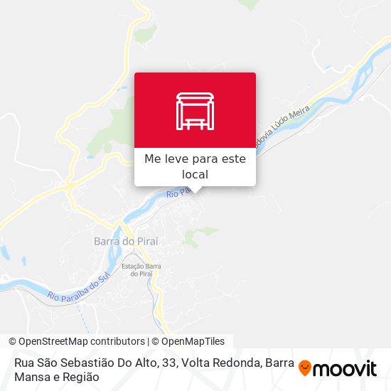 Rua São Sebastião Do Alto, 33 mapa