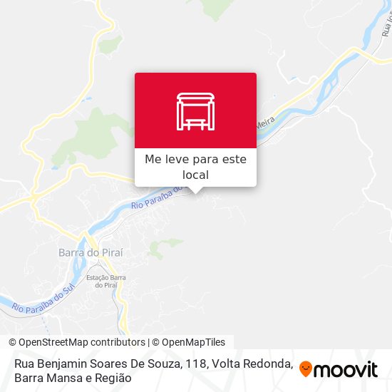 Rua Benjamin Soares De Souza, 118 mapa