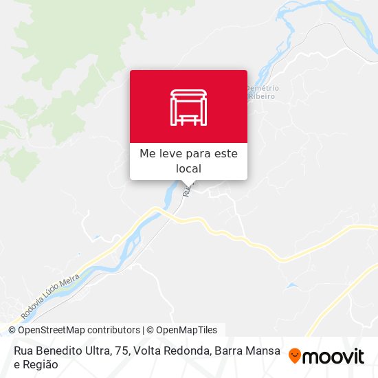 Rua Benedito Ultra, 75 mapa