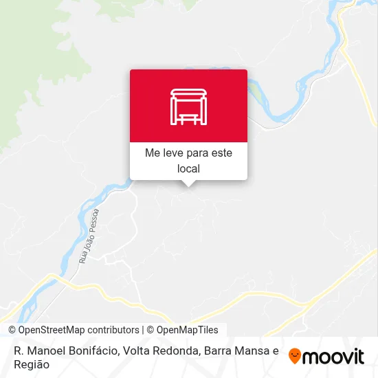 R. Manoel Bonifácio mapa
