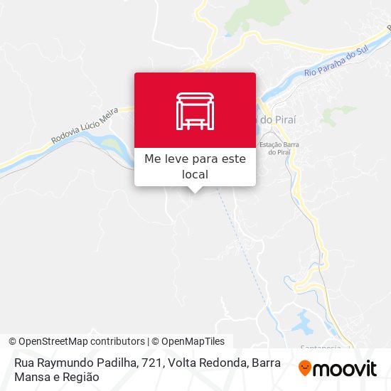 Rua Raymundo Padilha, 721 mapa
