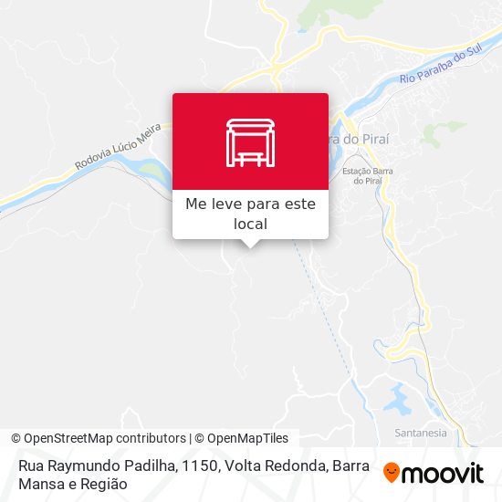 Rua Raymundo Padilha, 1150 mapa