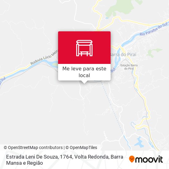 Estrada Leni De Souza, 1764 mapa