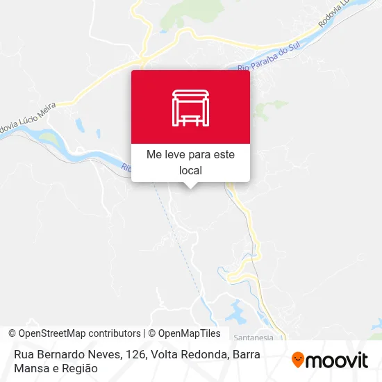 Rua Bernardo Neves, 126 mapa